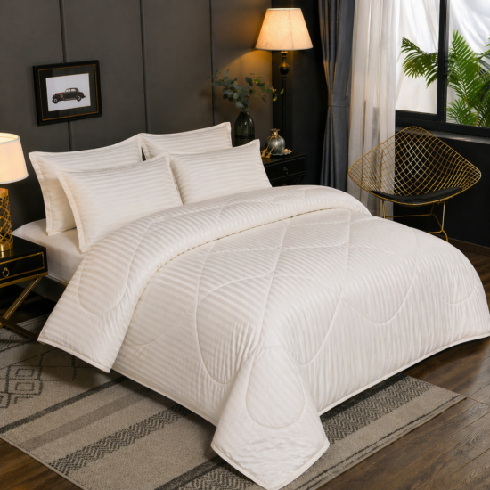 طقم لحاف Elite Hotel Stripe