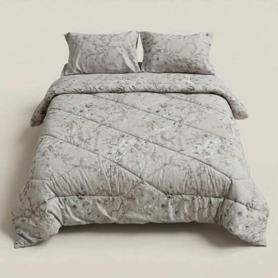 Misk Comforter Set - Single Set (3 Pieces), Model 003