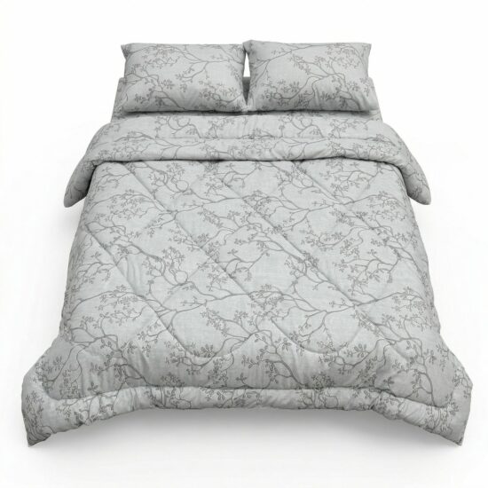 Misk Comforter Set - Single Set (3 Pieces), Model 002