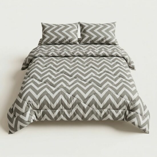 Misk Comforter Set - Single Set (3 Pieces), Model004
